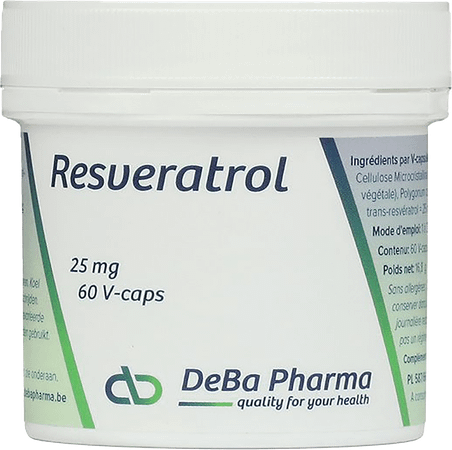 Resveratrol Capsule 60x25 mg  -  Deba Pharma