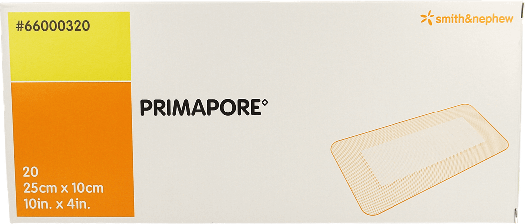 Primapore S&n Pansement Post-op 25cmx10cm 20 66000320  -  Smith Nephew