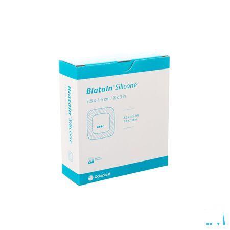 Biatain Silicoon Schuimverb 7,5x 7,5cm 10 33434  -  Coloplast