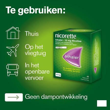 Nicorette Inhaler 10 mg 42 + mondstuk