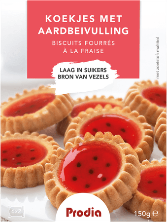 Prodia Biscuits Fourres Fraise 150 gr 5850  -  Revogan