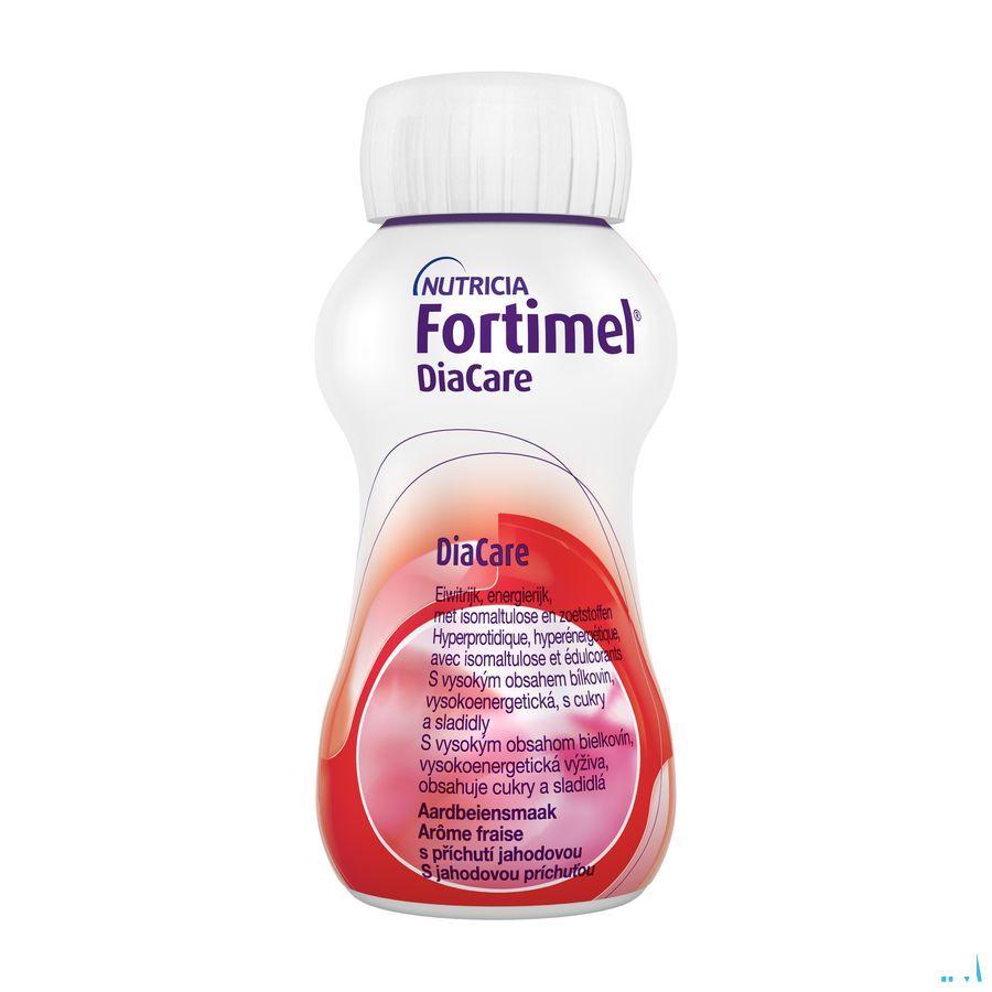 Diacare Aardbei 4 x 200 ml