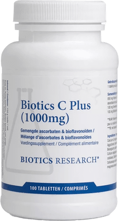 Biotics C Plus (1000mg) 100 tab 100 tabletten  -  Energetica Natura