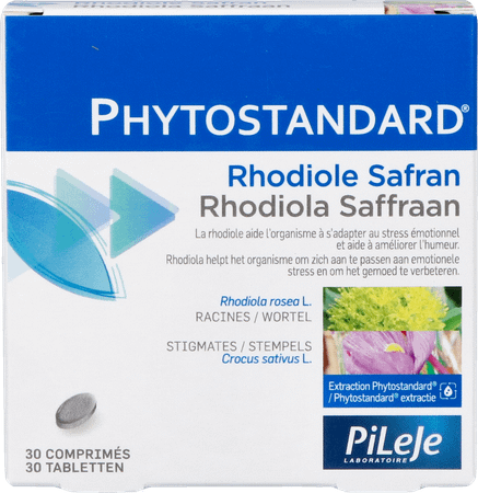 Phytostandard Rhodiola-saffraan Tabletten 30  -  Pileje