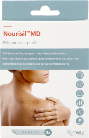Nourisil Zelfkleven.Silic.Verband Littekenbehand.3