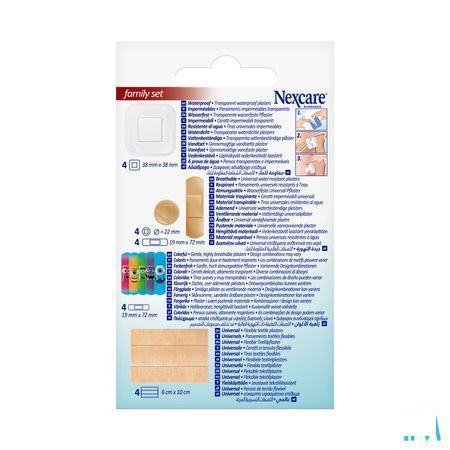 Nexcare 3M Family Set Assortiment Pansements 20