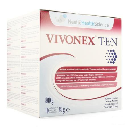 Vivonex Ten Poudre Sachets 10x80 gr  -  Nestle