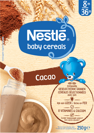 Nestle Baby Cereals Cacao 250 gr  -  Nestle
