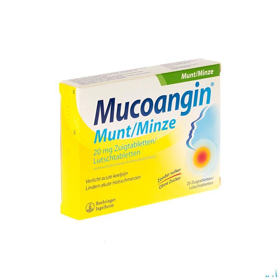 Mucoangin Menthe Past A Sucer 20X20 mg