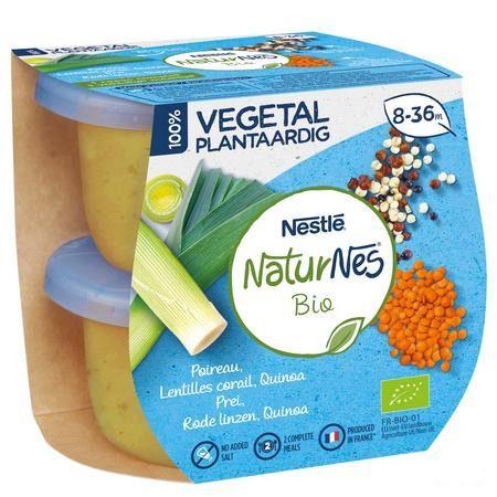 Naturnes Plantaardig Prei Koraallinz.Quinoa 2X190G  -  Nestle