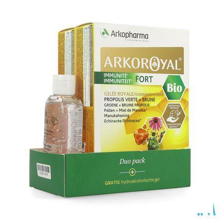 Arkoroyal Immuniteit Fort Duo Amp20X10 ml+H.Gel50 ml  -  Arkopharma