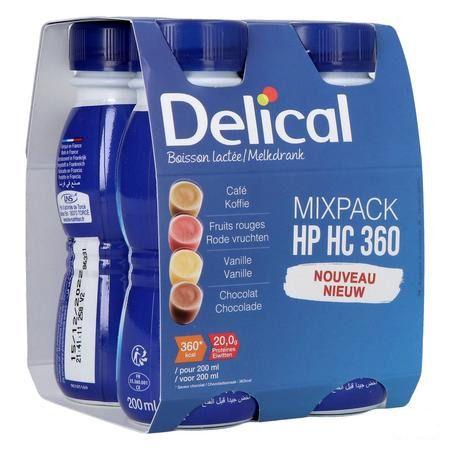 Delical Hphc 360 Mixpack 4X200 ml  -  Bs Nutrition