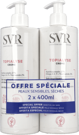 Topialyse Creme Duo 400 ml  -  Svr Laboratoire