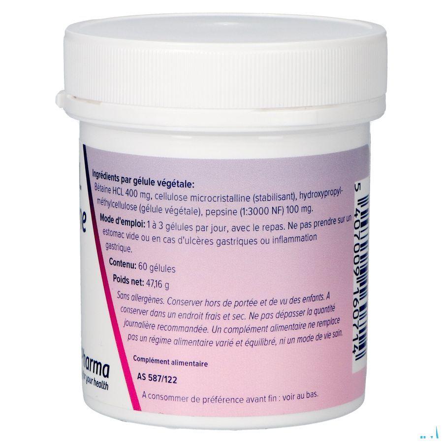 Betaine Hcl + Pesine V-Capsule 60  -  Deba Pharma