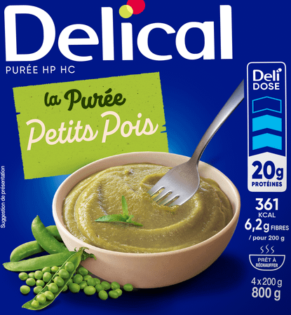 Delical Puree Erwt Hphc 4 x 200 gr