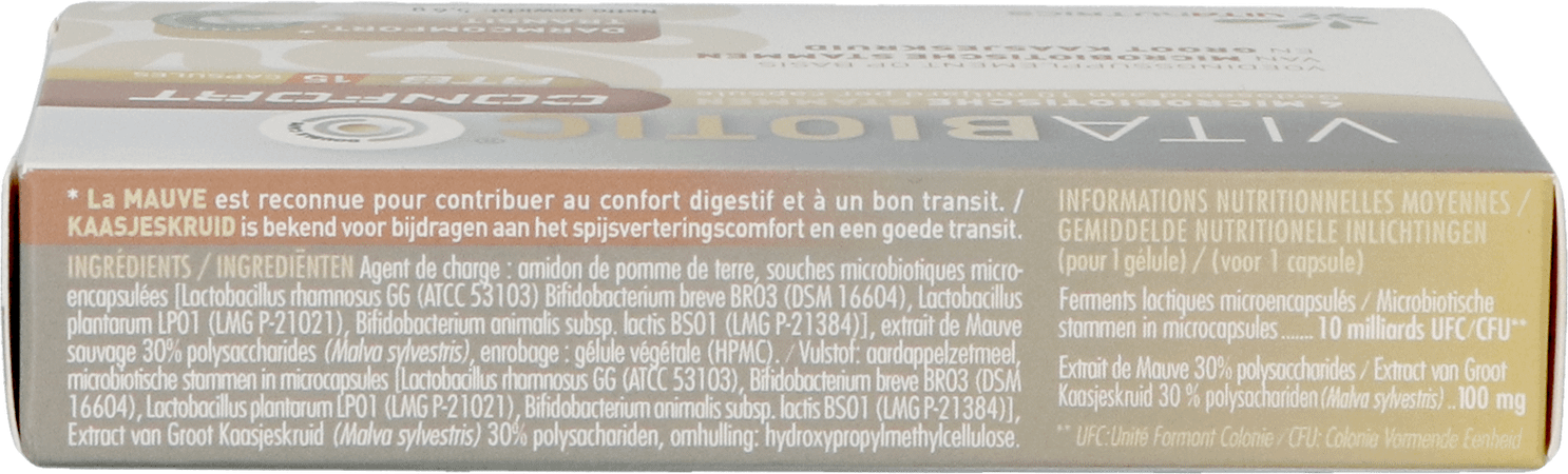 Vitabiotic Confort Atb V-Caps 15