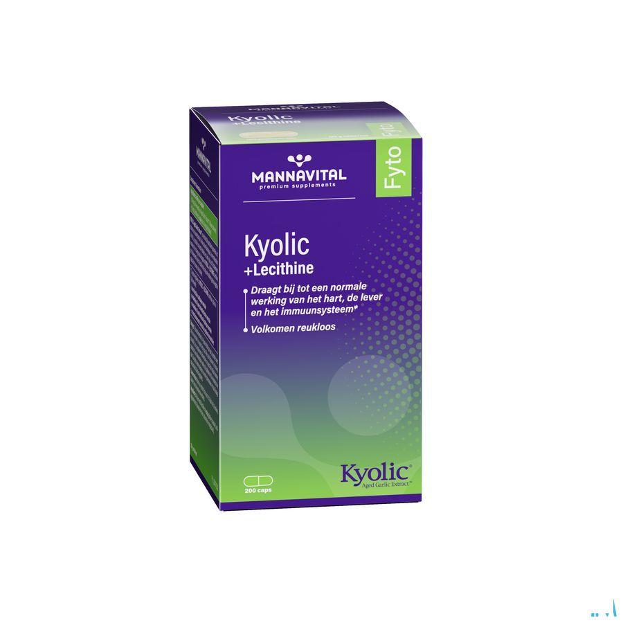 Mannavital Kyolic + Lecithine Capsule 200 Mannavital Kyolic + Lecithine Capsule 200