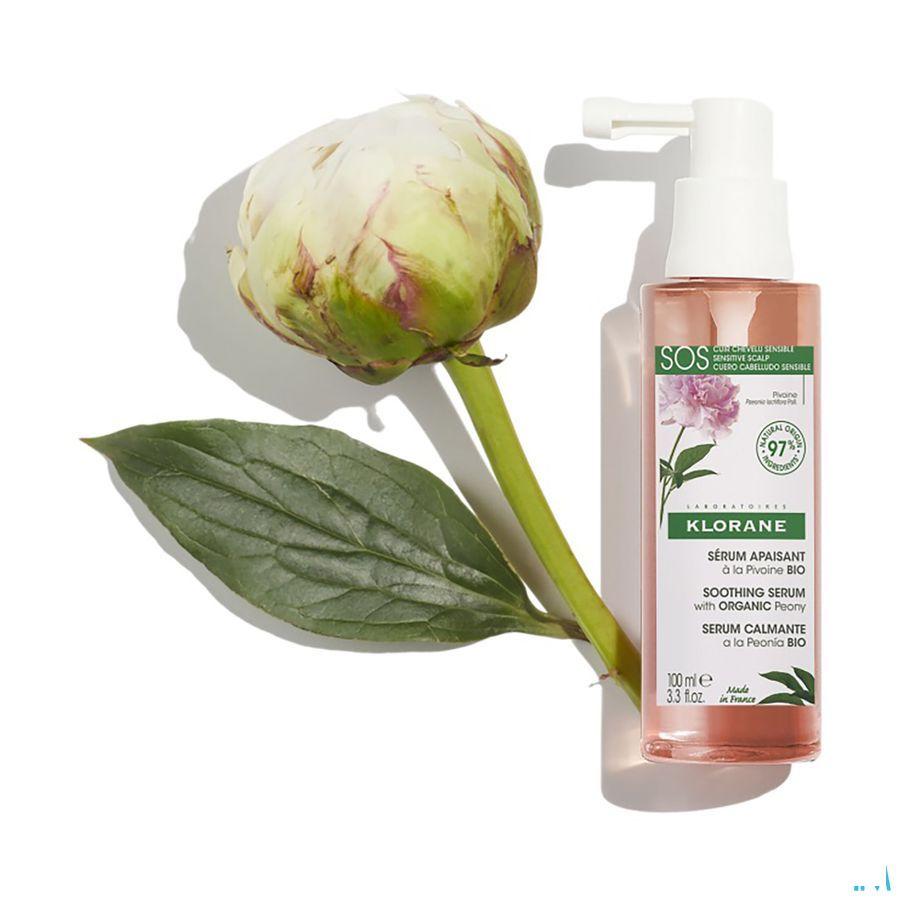Klorane Capilaire Sos Serum Pioenroos Bio 100 ml