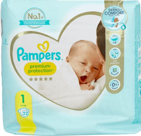 Pampers Premium Protection Pack T1 22