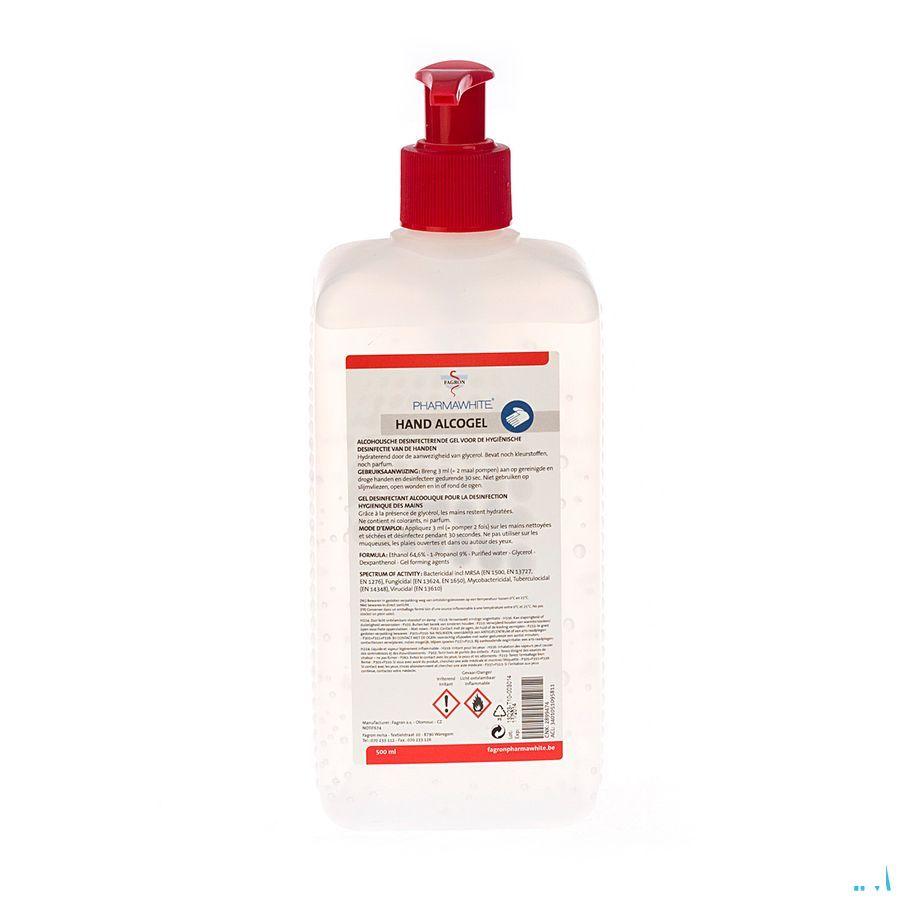 Pharmawhite Hand Alcogel 500 ml  -  Fagron