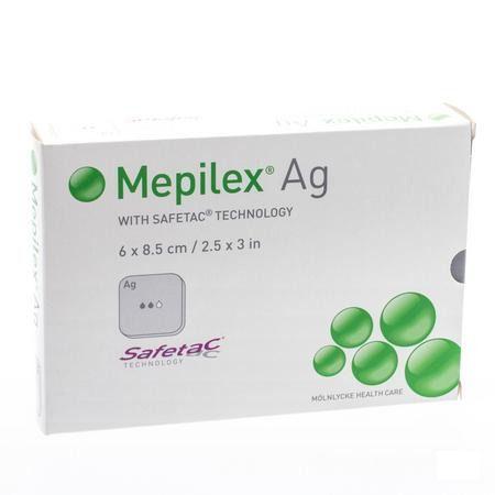 Mepilex Ag Verband Steriel 6,0x 8,5cm 5 287021  -  Molnlycke Healthcare