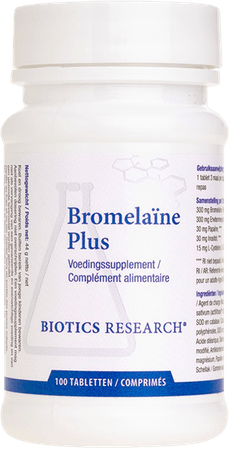 Biotics Bromelaïne Plus 100 comprimés  -  Energetica Natura