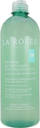 La Rosee Reinig.Gel Anti Puist Zn & Fruitzuren Nav. 400 ml