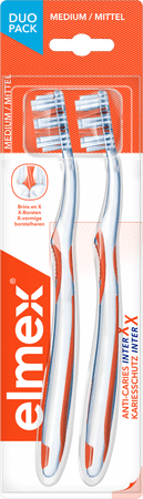 Elmex Tandenborstel Inter-X Medium Duopack