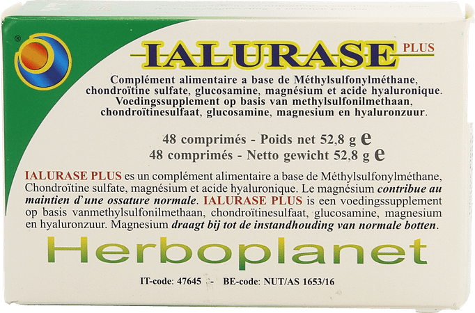 Ialurase Plus Tabletten 100x55 gr  -  Herboplanet