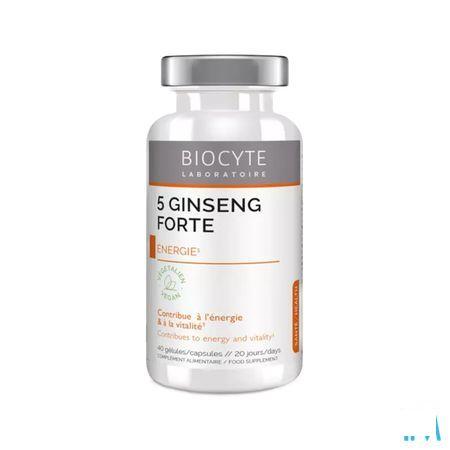 Biocyte 5 Ginseng Forte Capsule 40  -  Biocyte