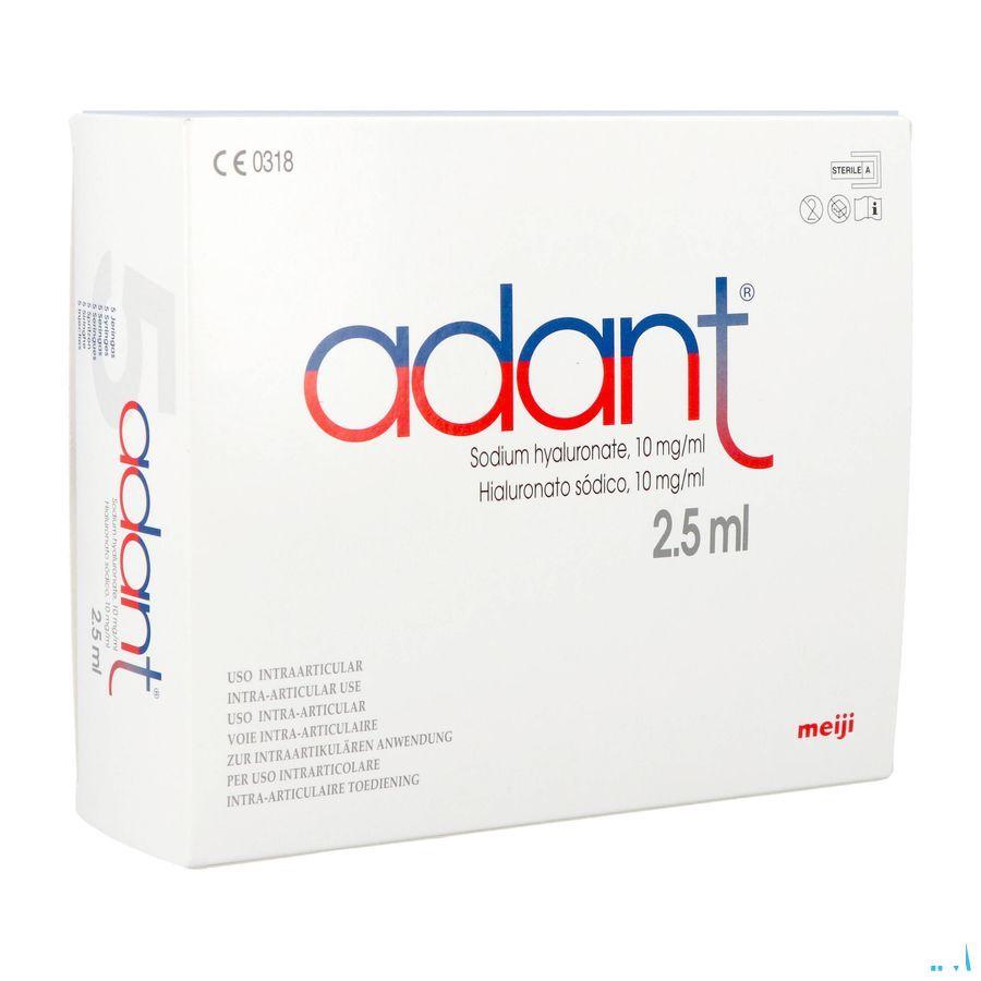 Adant Sol 1% Inj Intra Articul. 5X2,5ml/5ml Spuit