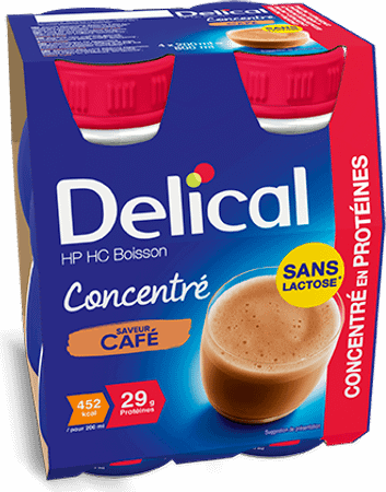 Delical Geconcentr. Koffie 4x200 ml  -  Bs Nutrition