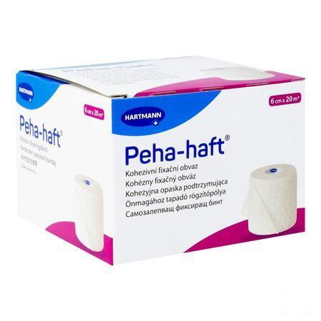 Peha-haft Latexfree 6cmx20m 1 P/s  -  Hartmann