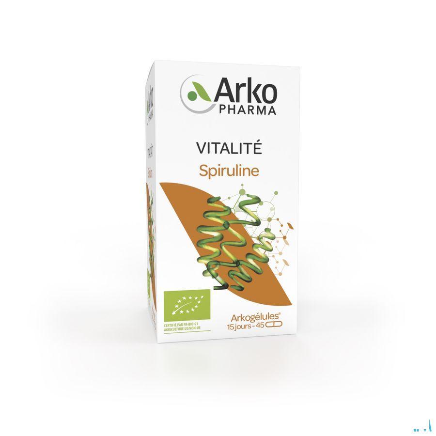 Arkocaps Spiruline Bio Capsule 45  -  Arkopharma