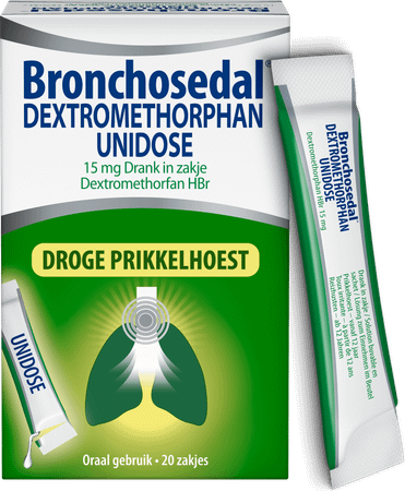 Bronchosedal Dextromethor.15 mg Opl Zakje 20X5  ml Ud