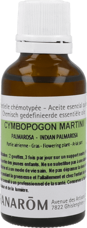 Palmarosa Essentiele Olie 30 ml  -  Pranarom
