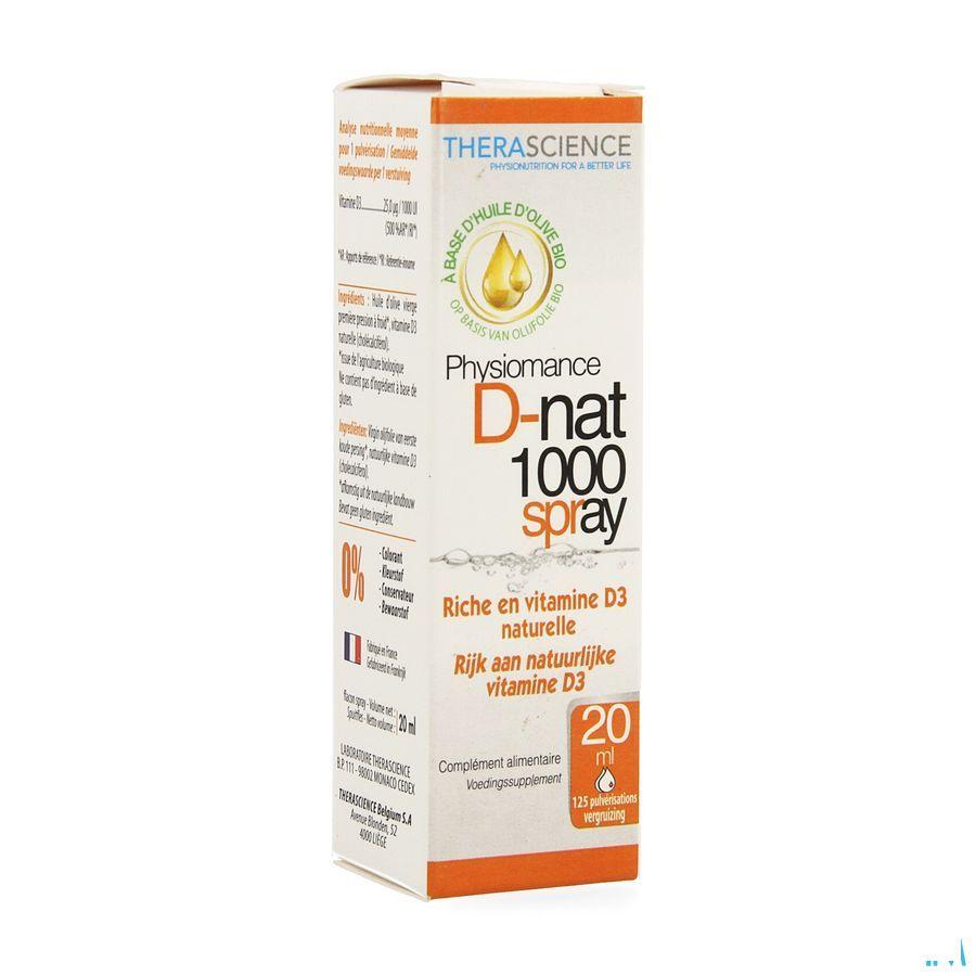 D-Nat 1000 Spray 20  Ml Physiomance PHY303  -  Therascience