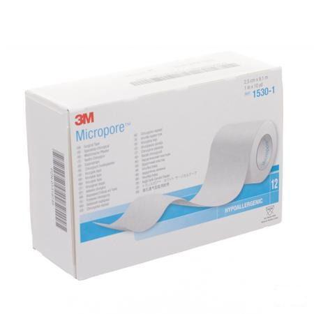 Micropore 3m Hechtpleister 25mmx9,14m Rol 12 1530  -  3M
