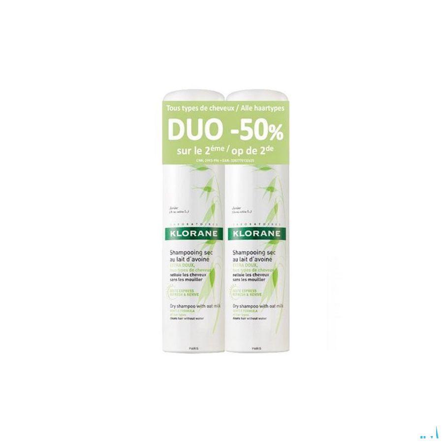 Klorane Capilaire Shampooing Sec Ortie Teinte 2x150 ml