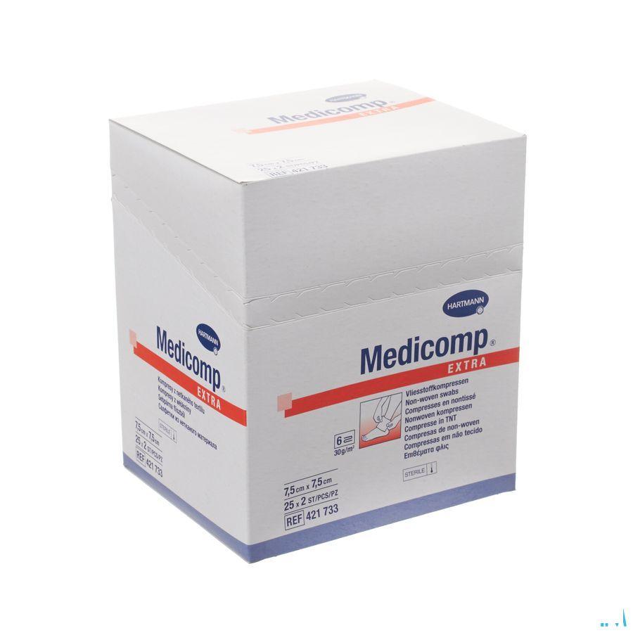 Medicomp Kompres Steriel 6Pl 7,5X7,5Cm 25X2 4110761  -  Hartmann