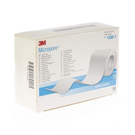 Micropore 3m 25,0mmx9,1m Nieuwe Dispenser 1530p-1d  -  3M