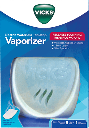 Vicks Vh1800Eu Draagbare Watervrije Verdamper
