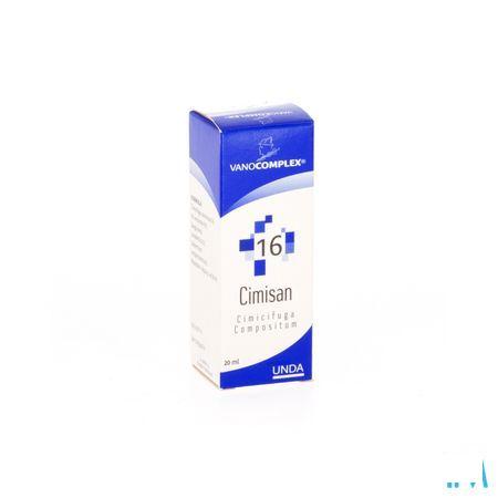 Vanocomplex N16 Cimisan Gutt 20 ml  -  Unda - Boiron
