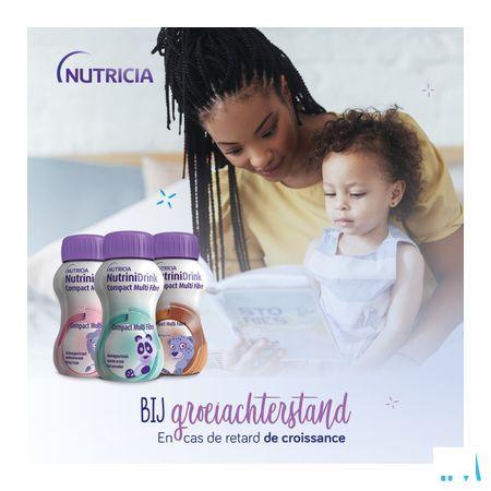 Nutrinidrink Compact Mult Fibre Chocosmaak 4X125 ml  -  Nutricia