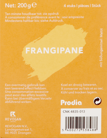 Prodia Frangipane Maltitol 200g