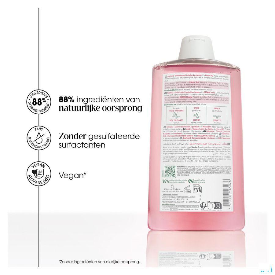 Klorane Capil. Sh Pioenroos Bio 400 ml