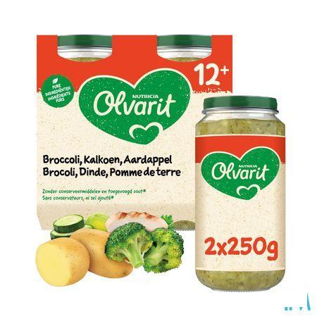 Olvarit Broccoli Kalkoen Aardappel 2x250 gr 12m00  -  Nutricia