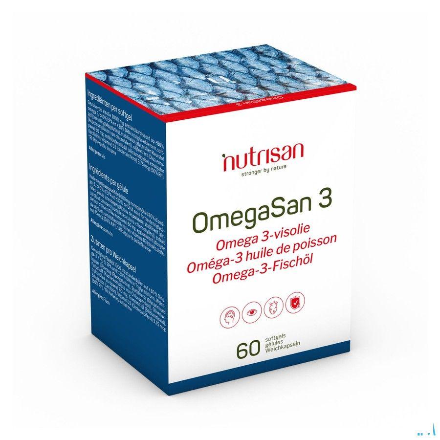 Omegasan 3 60 Softgels   -  Nutrisan