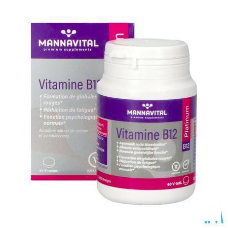 Mannavital Vitamine B12 Platinum V-Tabl 60