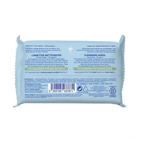 Mustela Ch Reinigende Doekjes 20